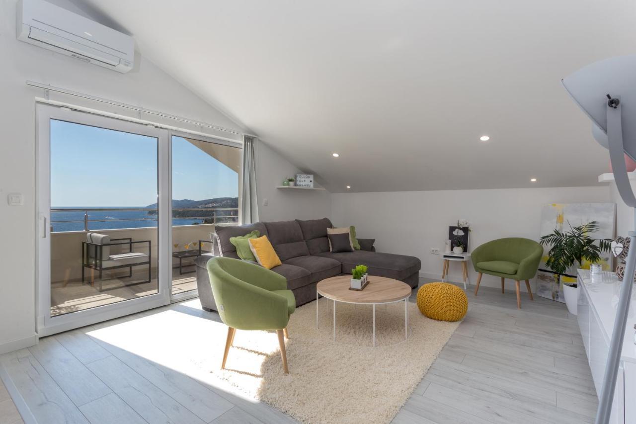 Апартаменты Golden View Penthouse Хвар Экстерьер фото